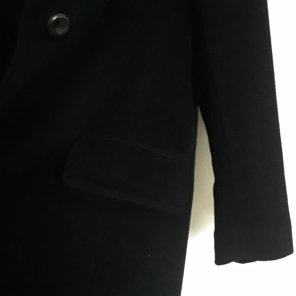 London Fog. Long Wool Coat. Black. 6P - Picture 7 of 16